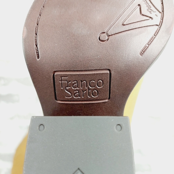New Franco Sarto Glenice 2 Women Faux Leather Block Heel Tall Boots O580 - Picture 9 of 12